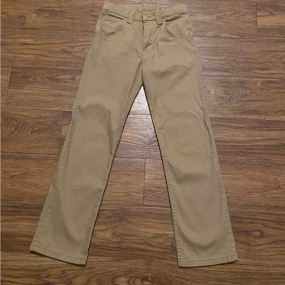 Wranglers Big Boy Khaki: Size 12/Slimfit